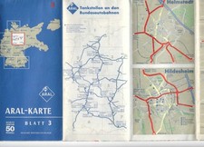 Aral  Karte 1960 Blatt 3 (Hannover/Kassel - Magdeburg/Leipzig