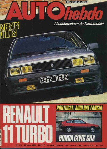 Auto hebdo 411 03 1984 - nr., 15.03.1984