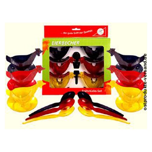 Frühstücks set eierbecher - frühstücks-set, "eierbecher