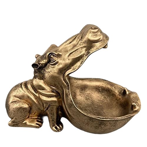 Nilpferd figur home resin - nilpferd,