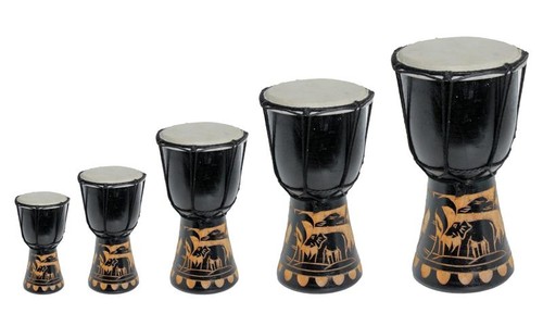 Kinder djembe trommel 15cm - trommel,