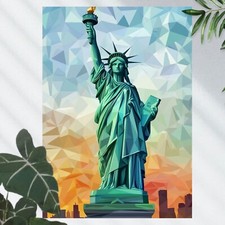 Freiheitsstatue polygonal