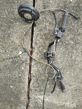 Piaggio Hexagon 125 exs Lenker Lenkrad Roller 125ccm Schwarz SCHNÄPPCHEN