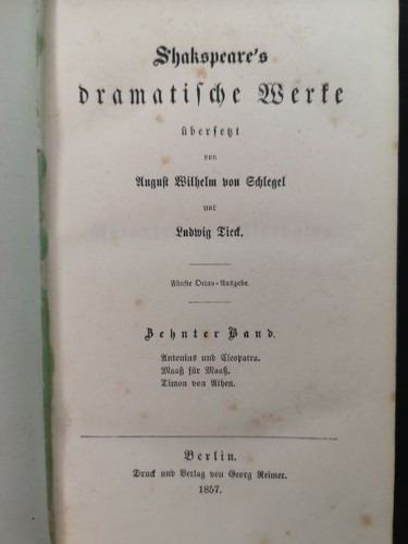 Shakspeare dramatische - shakspeare's,