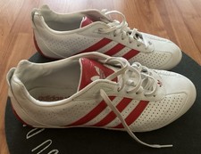 ADIDAS  Goodyear Gr 44 2/3  Adi Racer Low  Sneaker Weiß  Leder Original TOP RAR!