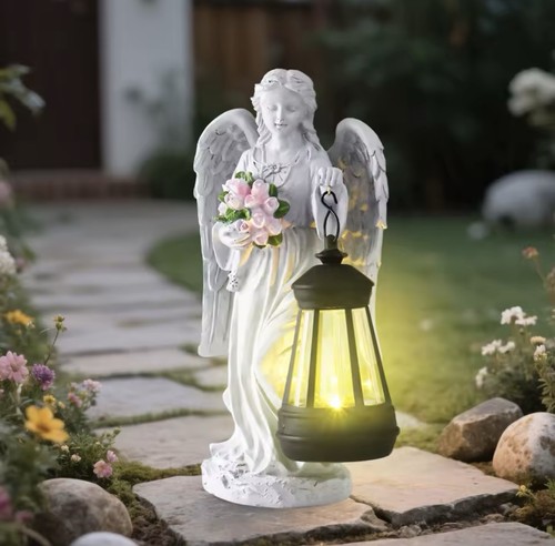 Solar engel gartenstatuen - solar,