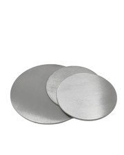 Edelstahl V2A Platte Rund