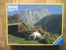Ravensburger Puzzle 1000 Teile "Rosengarten/Dolomiten", vollständig