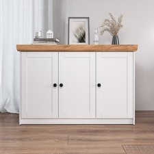 Kommode Weiß Holz Sideboard