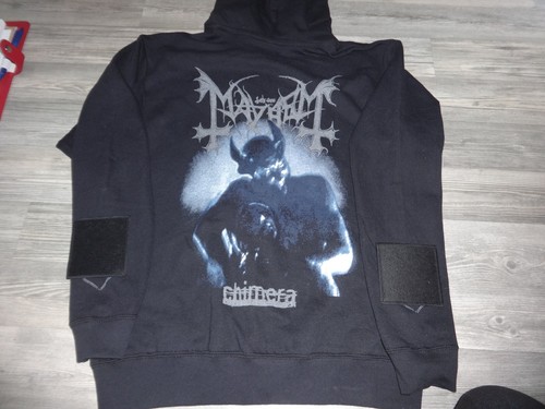 Mayhem zipper hoodie - zipper,