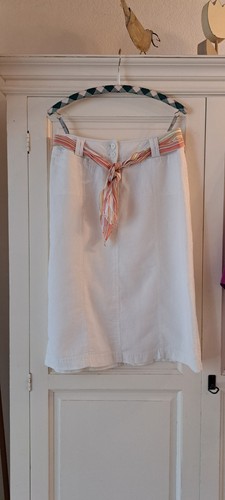 Leinenrock rock midi - rock,