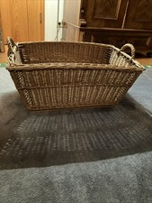 Großer Weidenkorb Wäschekorb