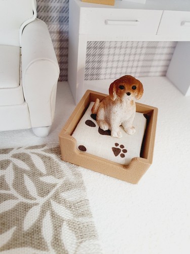 Puppenhaus farbwahl hundebett - puppenhaus,
