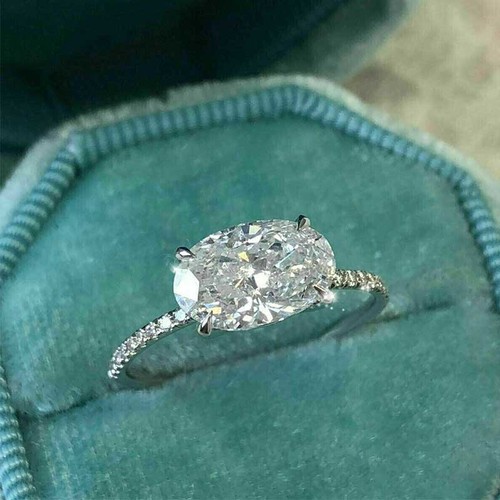 3kt oval diamant - oval, vvs1/d