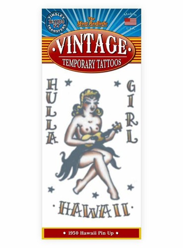 Hula girl klebe tattoo - hula,