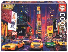 Puzzle neon times square - neon,