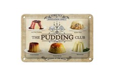 Blechschild Backen 12x18 cm