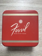 Fossil Blechdose Uhrendose Schmuckdose