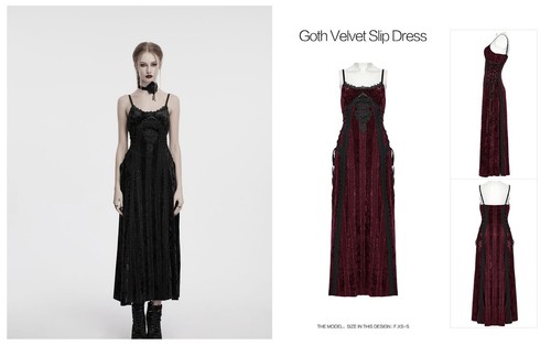 Punk rave women black red - punk,