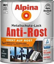 Alpina Anti-Rost 3 in1 Technologie  Metallschutz-Lack Direkt auf Rost Farbwahl