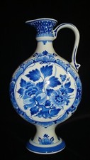 Delft Vase, Handbemalt, Fayence, Royal blau, 30cm, alt aber wie neu
