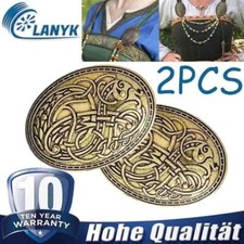 Jahrgang Mittelalterlich Wikinger Brosche Für Umhang Schal Dekor Geschenke DE