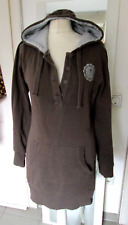 kapuzenkleid kleid baumw. Converse  ⚘️Sweat  Kleid  Gr S-M 38-40  mokka braun