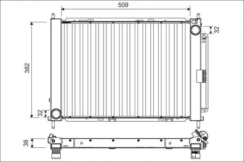Kühlmodul 822675 valeo für - 822675,