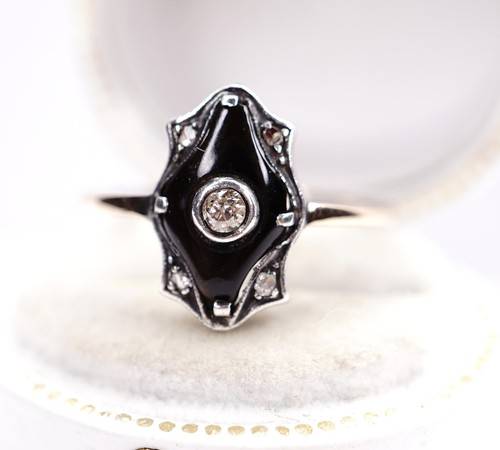 Antiker art deco ring mit - antiker,