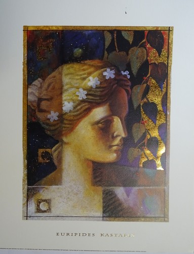 Euripides kastaris kunstdruck - euripides,