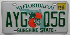 Usa nummernschild florida - nummernschild,
