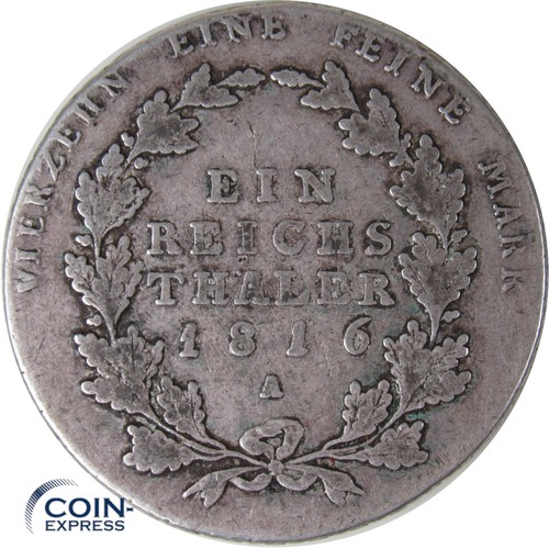 Preussen taler 1816 a - taler,