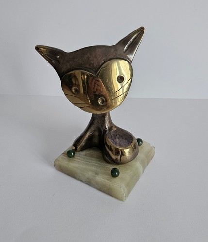 Katze geschwärztes messing - geschwärztes,