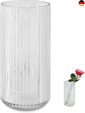 Vasen Glas, 20 cm Gerippte