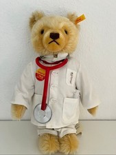 Steiff Teddybär The Good Doctor, 028564, 32 cm, Mohair, Etiketten, brummt, Neu