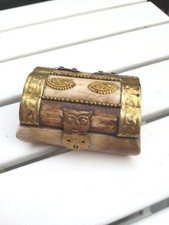Schatzkiste Schmuck Schatulle Mit Messing Beschlag