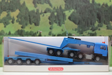 Wiking 1:87 5050135 MAN Zugmaschine mit Tieflader hellblau in Ovp Nr.5171