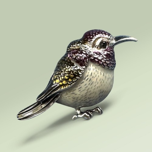 Brosche anstecknadel vogel - brosche,