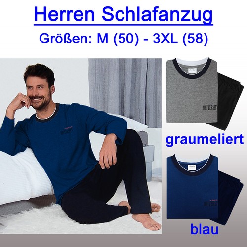 Herren nachtwäsche pyjama - herren,