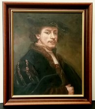 Öl-Gemälde, gerahmt