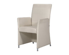 Besucherstuhl Walter Knoll Leder Jason Lite Elfenbeinfarben