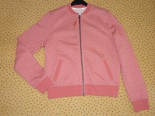 Mustang true denim Sweatjacke Gr. XS altrosa mit Lurex Rundhals ungetragen