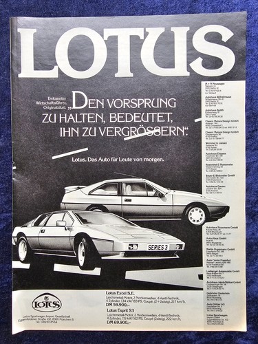Lotus exel und esprit s3 - esprit,