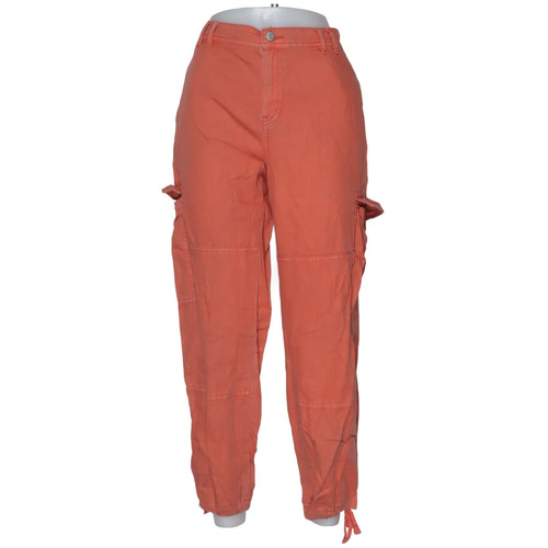 Red button cargohose - red, button,