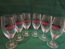 Vintage - Bierglas - 6x EKU Kulmbacher Reichelbräu