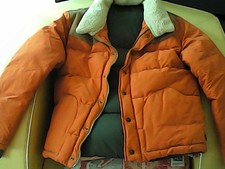 Scotch & Soda Herren Herbst Winter Daunen Stepp-Jacke rost-orange