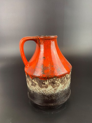 Vintage fat lava vase krug - fat,