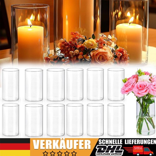 Stück zylinder glasvase - 12,