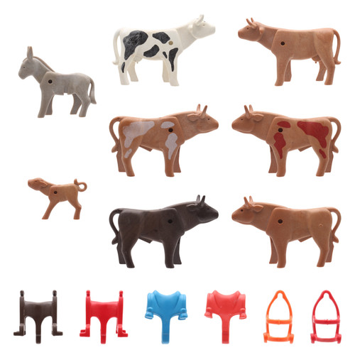 Playmobil kuh stier kalb esel - playmobil,