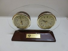 Original Quartz Barometer Uhr Bürouhr Schreibtischuhr Moskau Kreml